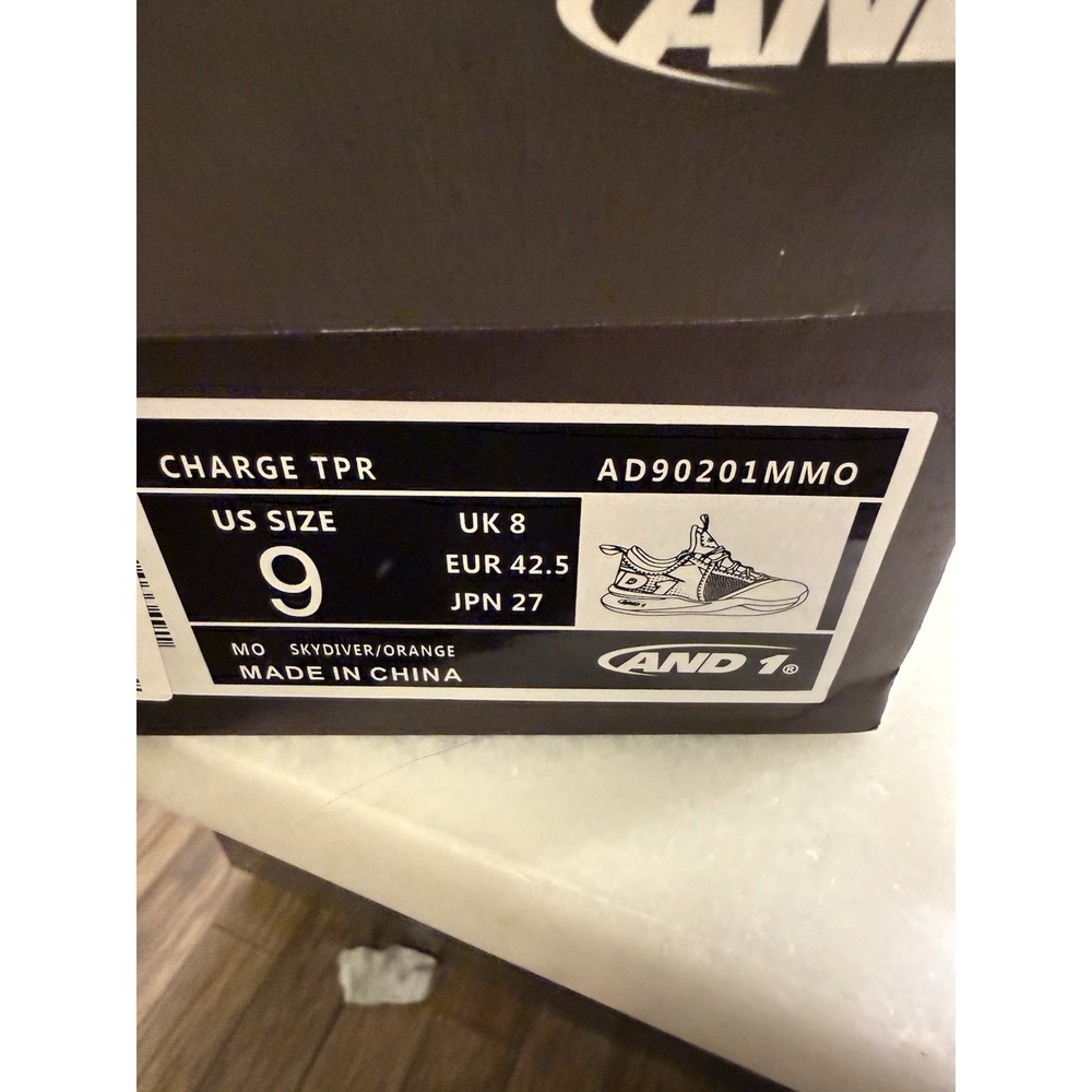 New AND1 Charge TPR Mens Size 9 - Picture 7 of 7
